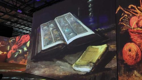 Obraz Van Gogha "Martwa Natura z Otwartą Biblią"